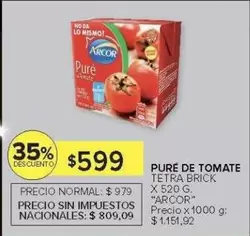 Arcor - PURE DE TOMATE