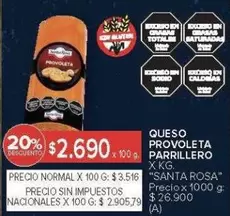 santa Rosa - PROVOLETA PARRILLERO