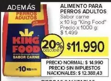 King Food - Alimento Para Perros Adultos