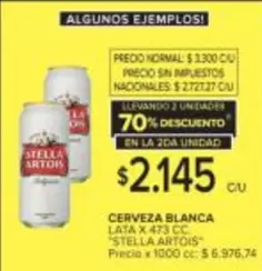 Stella Artois - CERVEZA BLANCA