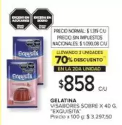 Exquisita - GELATINA