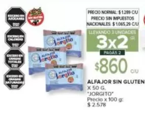 Jorgito - ALFAJOR SIN GLUTEN