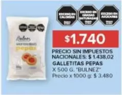 X$ - GALLETITAS PEPAS