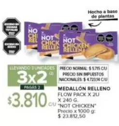 Not - MEDALLÓN RELLENO