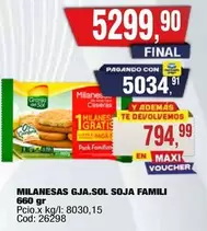 MILANESAS SOJA FAMILI