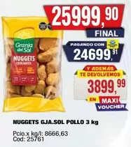 Sol - NUGGETS POLLO