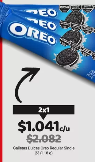 Oreo - Galletas Dulces Regular Single