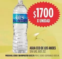 X$ - AGUA ECO DE LOS ANDES