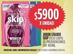 Skip - Ciclo Corto, VS. PRESENTACIONES