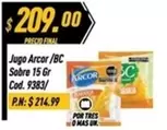 Arcor - Jugo /BC Cod. 9383/