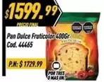 Fruticolor - Pan Dulce  400Gr Cod. 44465