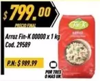 X$ - Arroz 00000 x 1 kg Cod. 29589