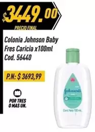 Mas - Colonia Baby Fres Caricia x100ml