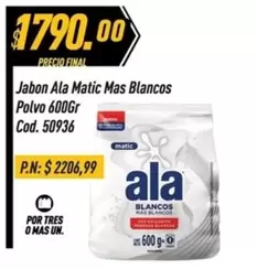 Ala - Matic Mas Blancos