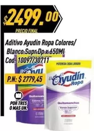 Ayudin - Aditivo Ropa Colores/ Blanco