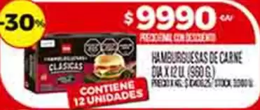 HAMBURGUESAS DE CARNE