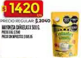 cañuelas - MAYONESA