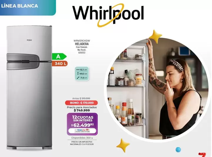 Whirlpool - HELADERA