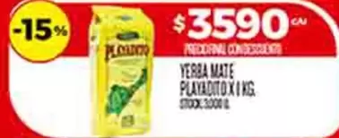 Playadito - YERBA MATE PLAYADITO X 1 KG