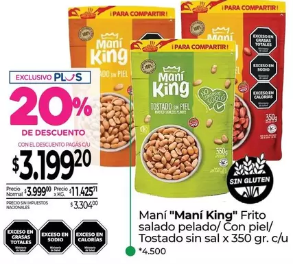 X$ - Maní "Maní King" Frito