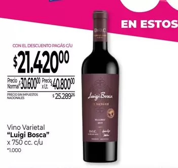 Luigi Bosca - Vino Varietal