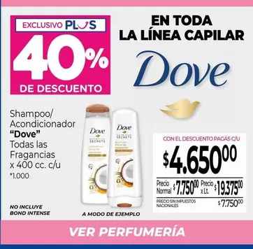 Dove - Shampoo/ Acondicionador