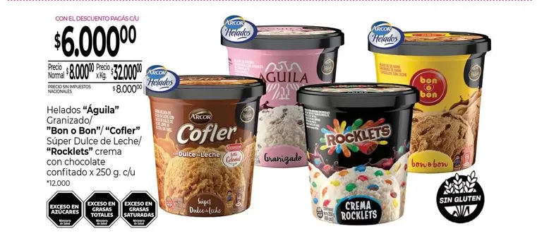 Arcor - Agulla, Bon Bon, Coffler, Rocklets