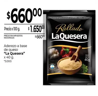La Quesera - Aderezo a base de queso