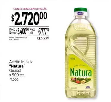 Natura - Aceite Mezcla