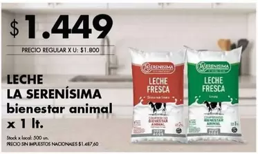 La Serenísima - LECHE bienestar animal
