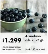 X$ - Arándano