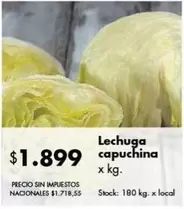 X$ - Lechuga capuchina