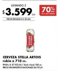 Stella Artois - CERVEZA STELLA ARTOIS