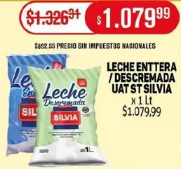 Silvia - LECHE ENTTERA / DESCREMADA UAT