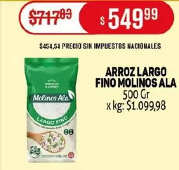 Molinos Ala - ARROZ LARGO FINO