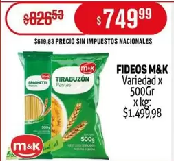 M&K - FIDEOS