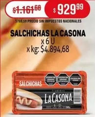 La Casona - SALCHICHAS