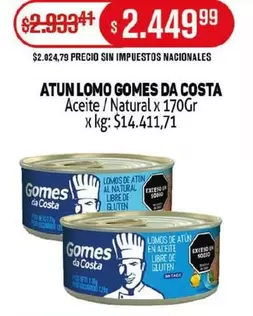 Gomes da Costa - ATUN LOMO
