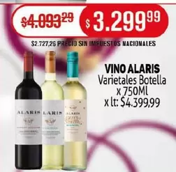 Alaris - VINO ALARIS Varietales Botella