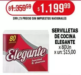 Elegante - SERVILLETAS DE COCINA