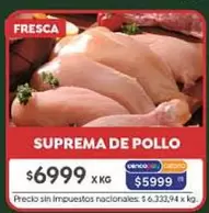 X$ - SUPREMA DE POLLO