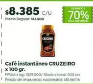 X$ - Café instantáneo