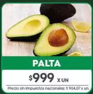 X$ - PALTA