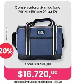 X$ - Conservadora térmica lona