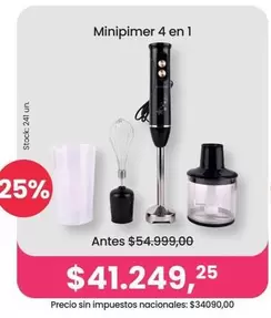 Minipimer 4 en 1