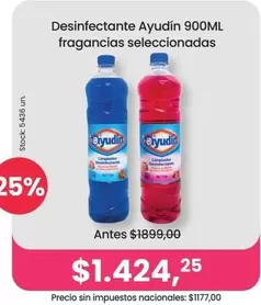 Desinfectante Ayudín 900ML