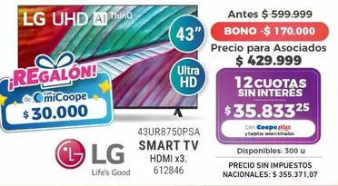 LG - 43UR8750PSA SMART TV