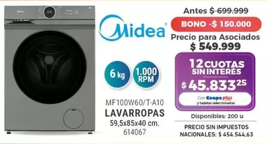 Midea - LAVARROPAS