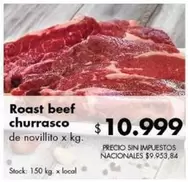 X$ - Roast beef churrasco