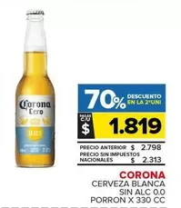 Corona - Cerveza Blanca Sin Alc 0.0 Porron